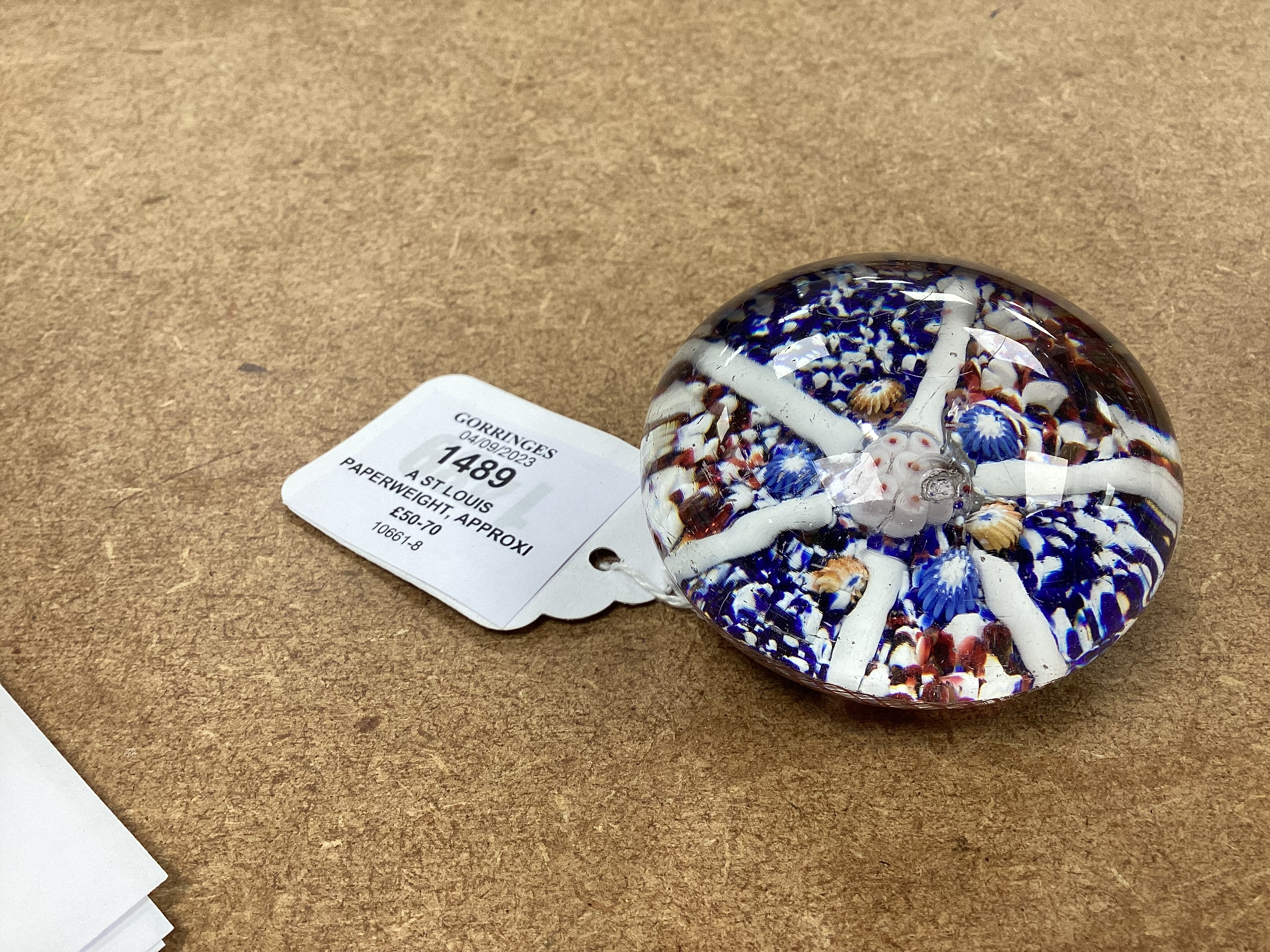 A St Louis paperweight, approximately 6cm diameter